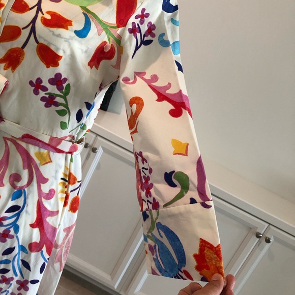 Zara Multicolor Floral Maxi Dress - Picture 4 of 10